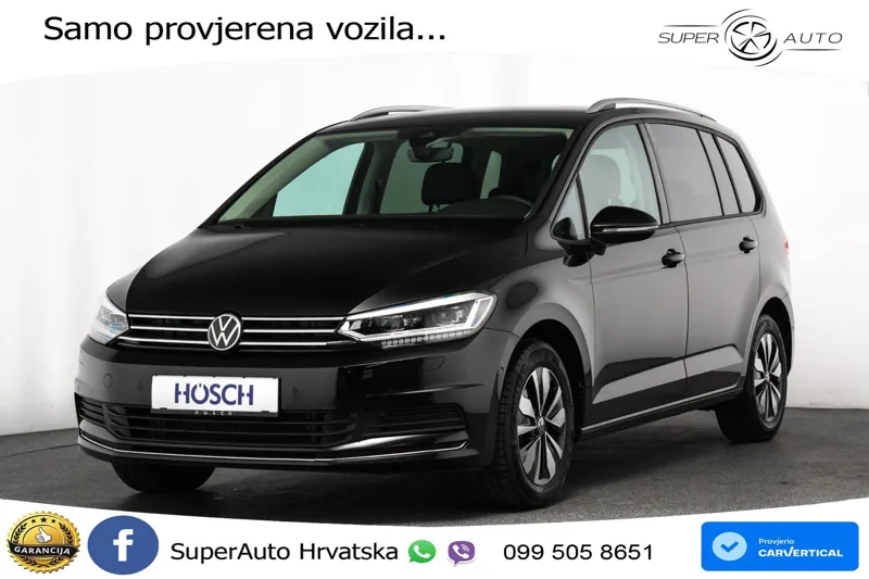 VW Touran 1.5 TSI DSG Comfortline 150 KS, 7-SJED+LED+ACC+GR SJED+PDC+VIRT