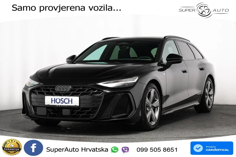 Audi A6 Avant 2.0 TDI S tronic 2xS line 204 KS, MATRIX+ACC+GR SJED+360+PANO