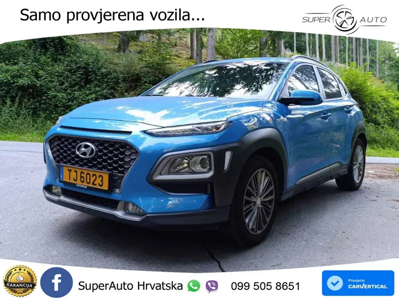 Hyundai Kona 1.0 T-GDi 120 KS, KAM+TEM+GR SJED+NAVI