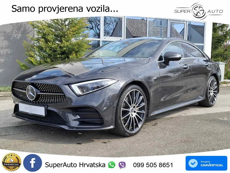 Mercedes CLS 350d 4M Aut. AMG 286 KS, REG 09/27 LED+360+PANO+GR SJED+WIDES+ASIST