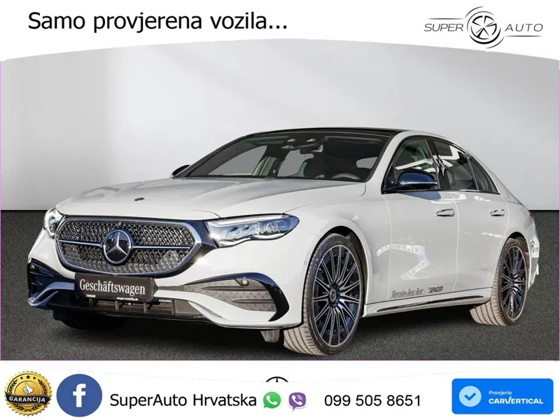 Mercedes E 450d 4M Aut. AMG 367 KS, PANO+360+ACC+GR SJED+KEY+VIRT+LANE