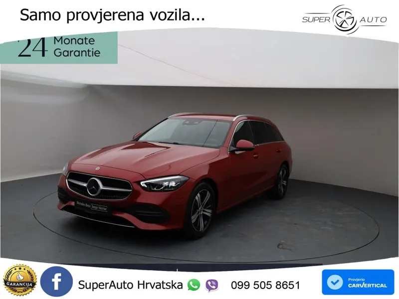 Mercedes C 180 T Aut. Avantgarde 170 KS, ACC+KAM+KEY+GR SJED+VIRT+LANE