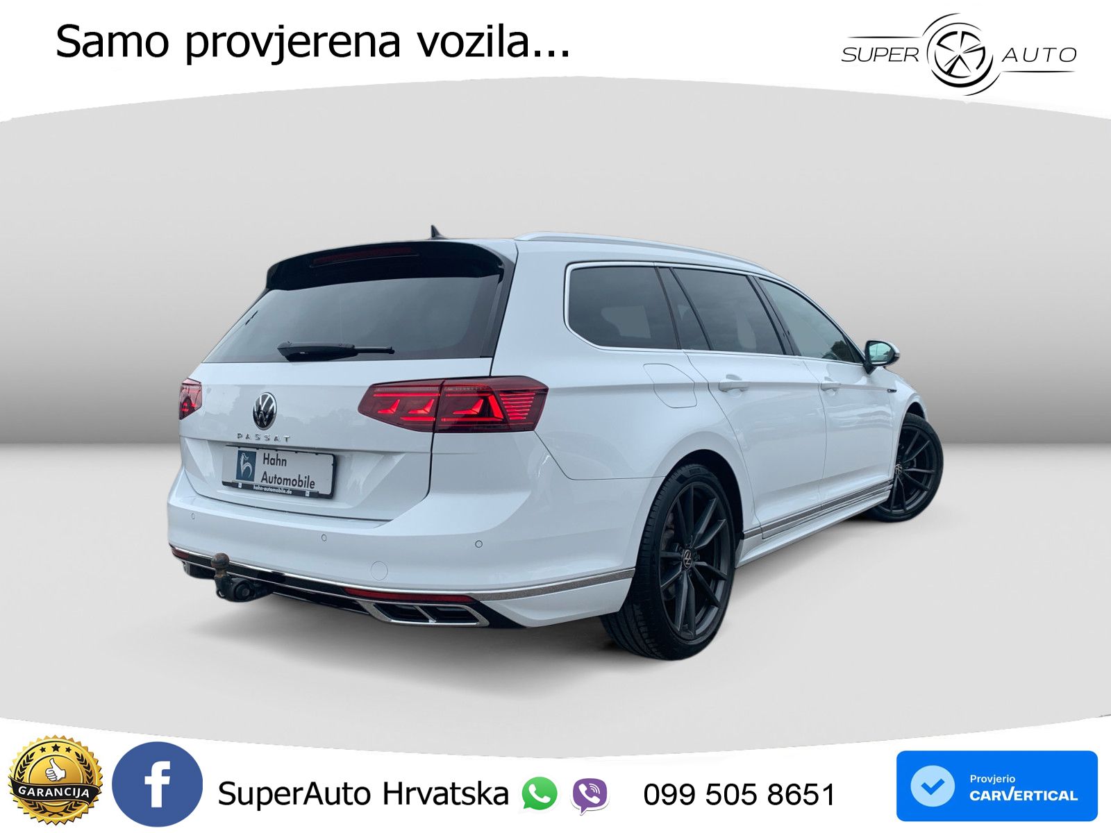 Volkswagen Passat Variant 2.0 TSI (190 KS) DSG R-Line LED+GR SJED+ACC