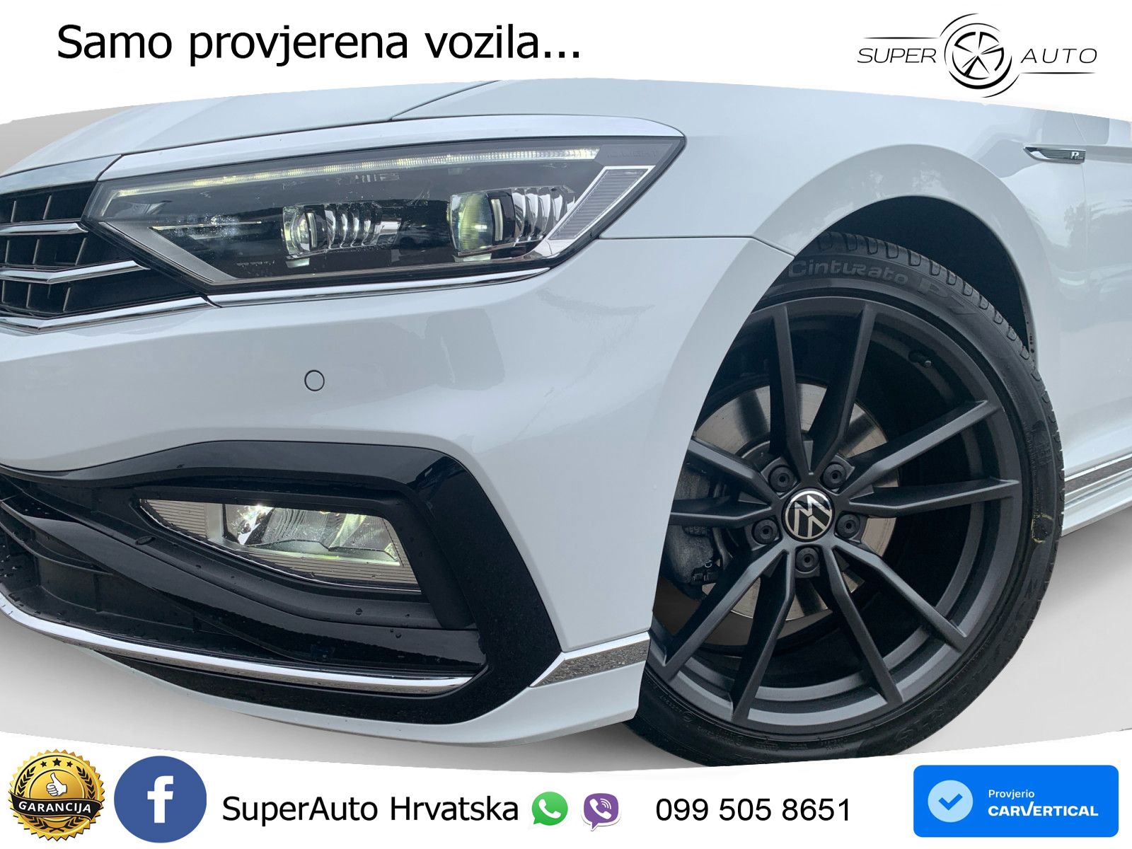 Volkswagen Passat Variant 2.0 TSI (190 KS) DSG R-Line LED+GR SJED+ACC