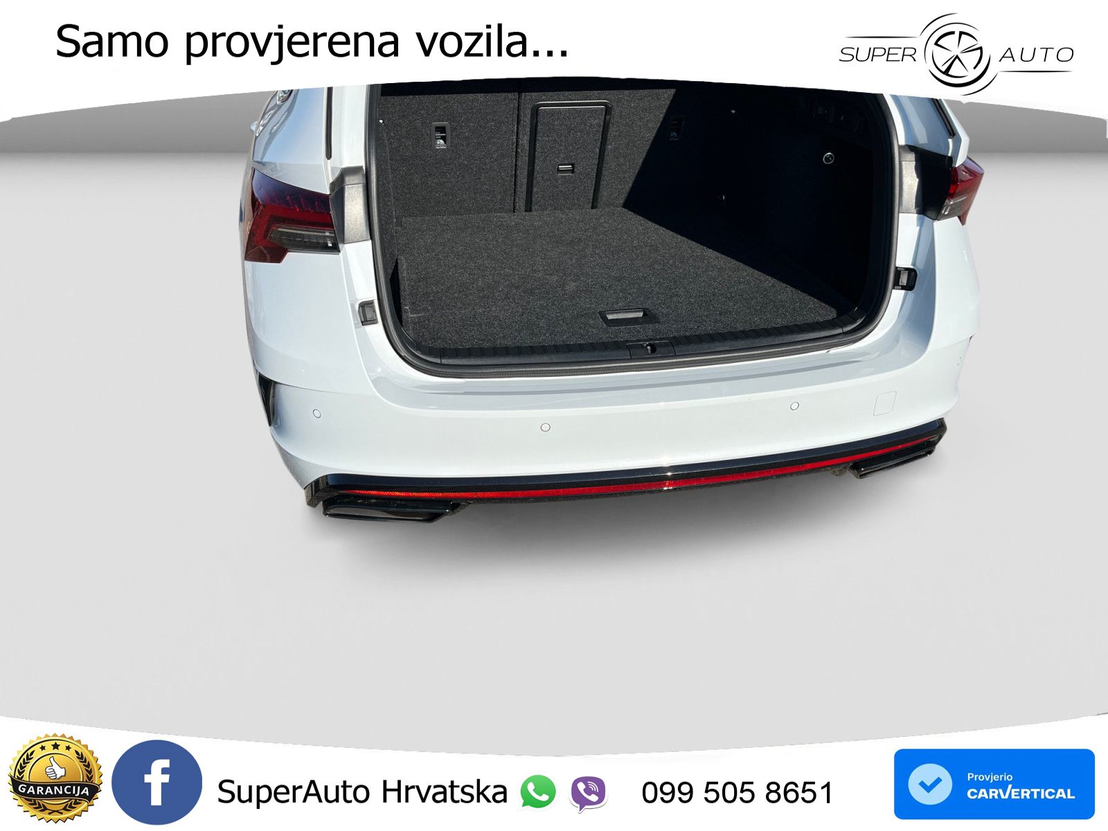 Škoda Octavia Combi RS 2.0 TSI (265 KS) DSG LED+GR SJED+ACC