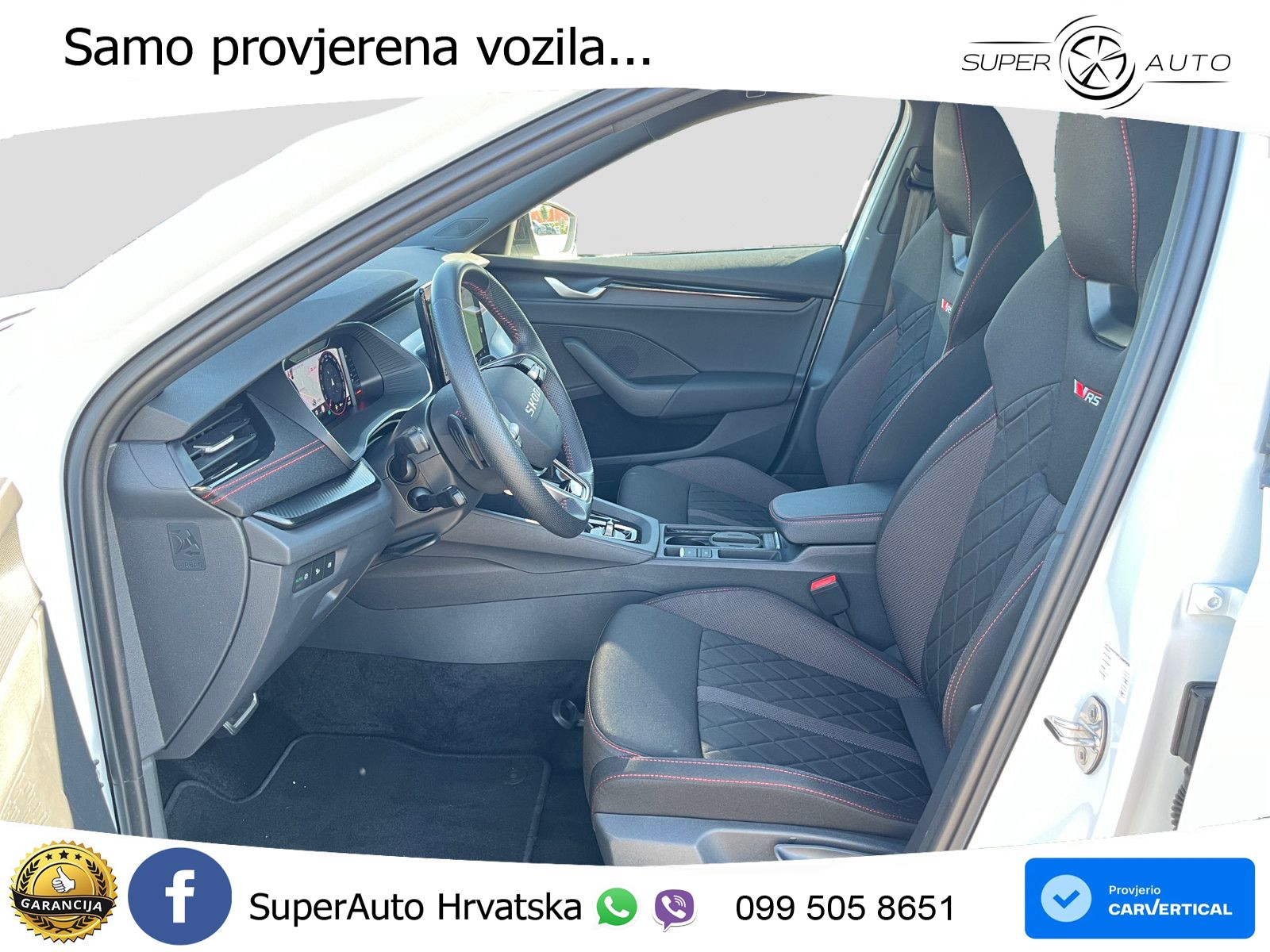 Škoda Octavia Combi RS 2.0 TSI (265 KS) DSG LED+GR SJED+ACC
