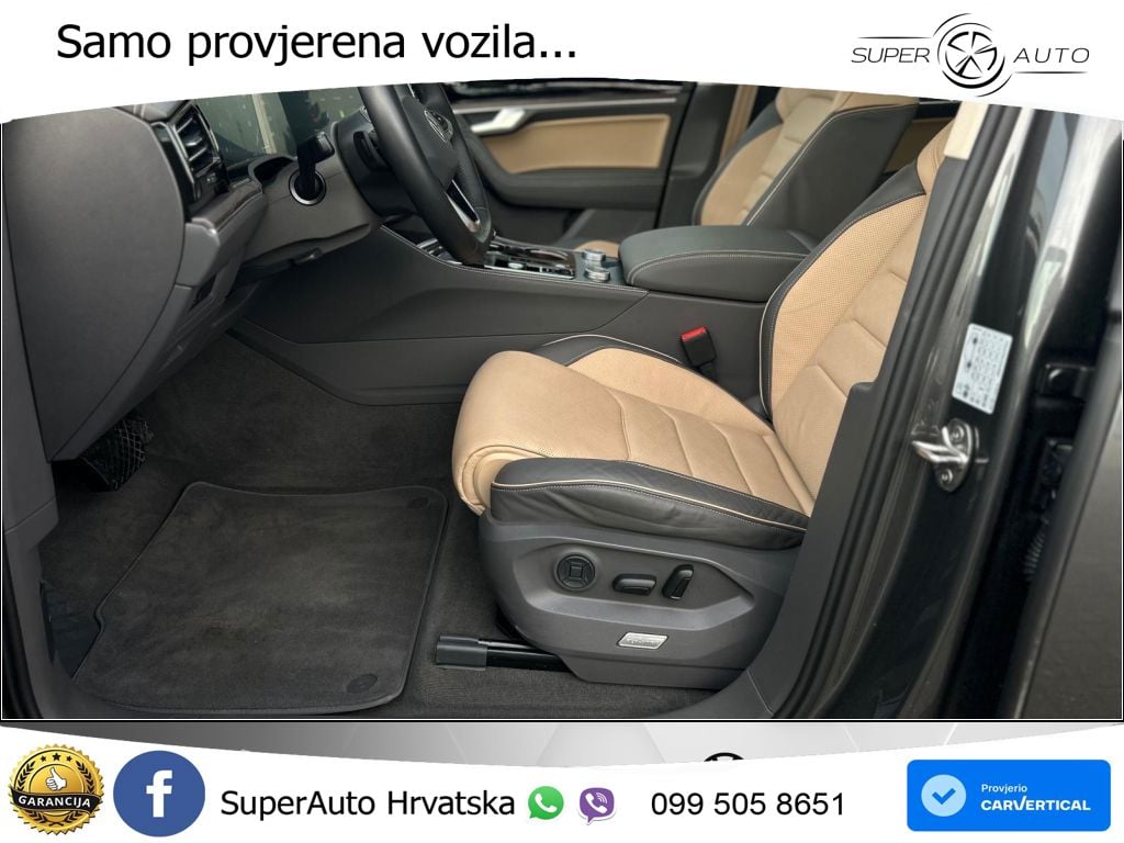 Volkswagen Touareg 3.0 V6 TDI (286 KS) 4MOTION Tiptronic ZRAČNI+ACC+GR SJED+KAM+PANO