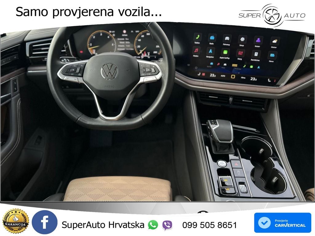 Volkswagen Touareg 3.0 V6 TDI (286 KS) 4MOTION Tiptronic ZRAČNI+ACC+GR SJED+KAM+PANO