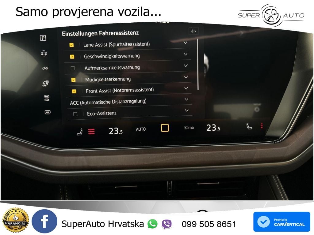 Volkswagen Touareg 3.0 V6 TDI (286 KS) 4MOTION Tiptronic ZRAČNI+ACC+GR SJED+KAM+PANO