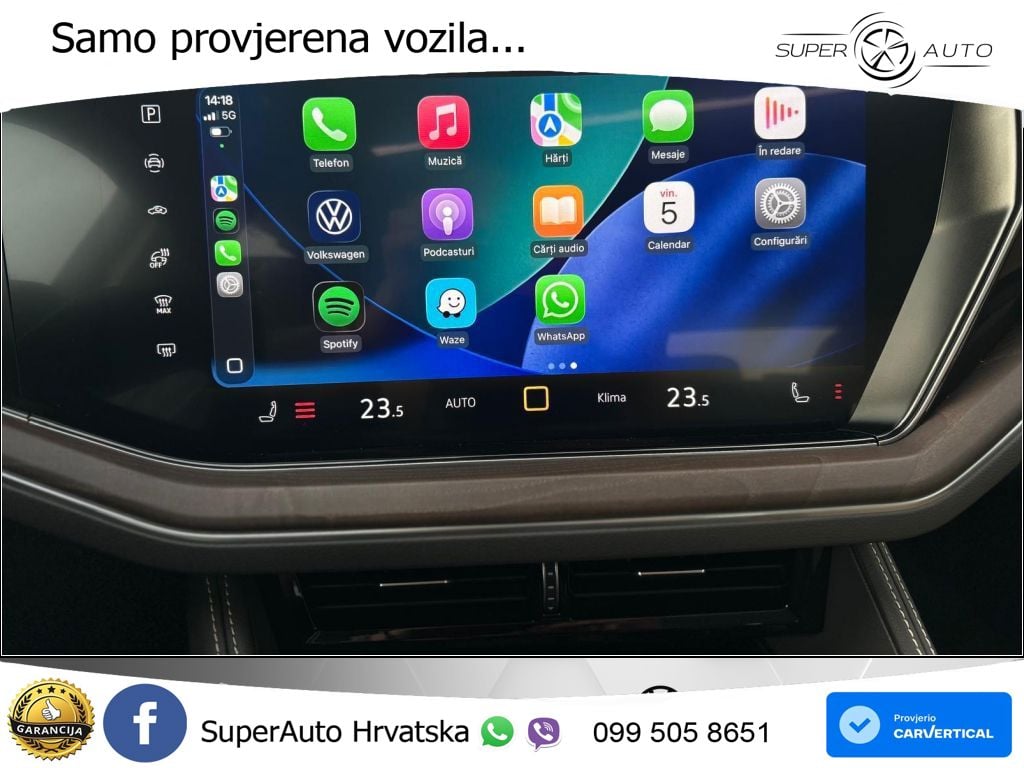 Volkswagen Touareg 3.0 V6 TDI (286 KS) 4MOTION Tiptronic ZRAČNI+ACC+GR SJED+KAM+PANO