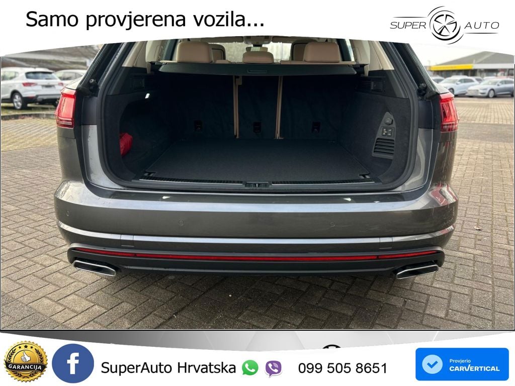 Volkswagen Touareg 3.0 V6 TDI (286 KS) 4MOTION Tiptronic ZRAČNI+ACC+GR SJED+KAM+PANO