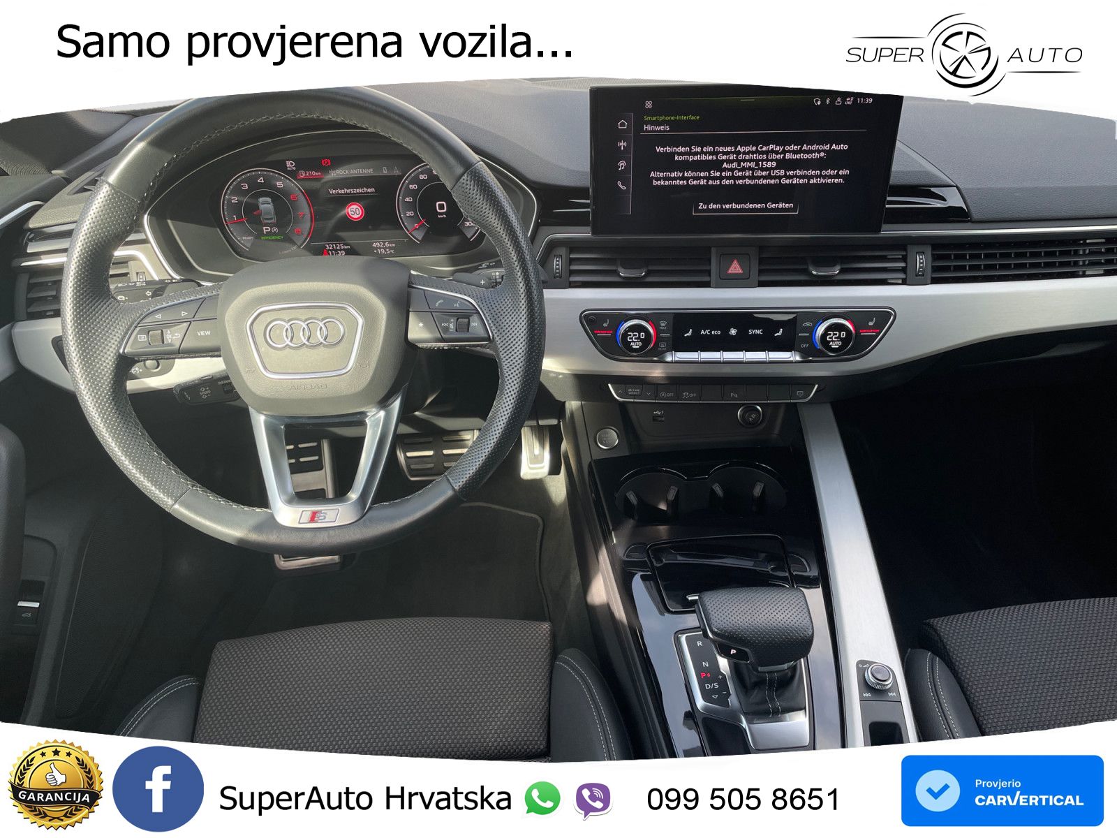 Audi A5 Sportback  40 TFSI (204 KS) S tronic S line LED+GR SJED+ACC