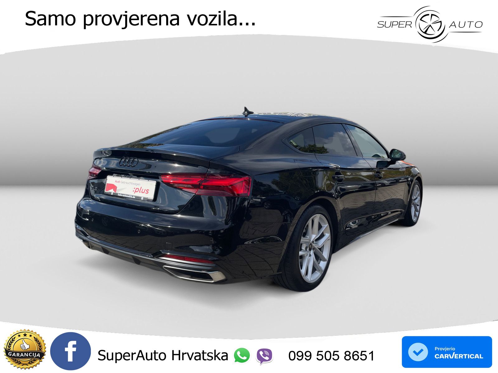 Audi A5 Sportback  40 TFSI (204 KS) S tronic S line LED+GR SJED+ACC