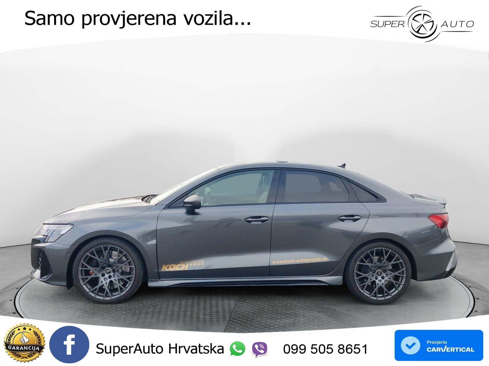 Audi RS3 Sedan 2.5 TFSI (400 KS) quattro S tronic LED+GR SJED+ACC