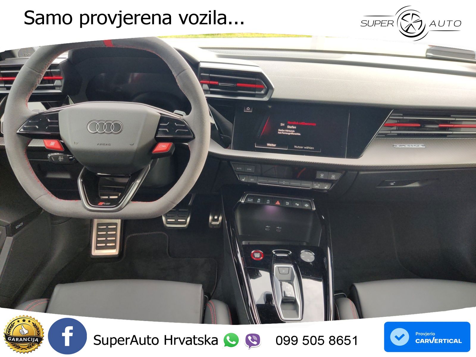 Audi RS3 Sedan 2.5 TFSI (400 KS) quattro S tronic LED+GR SJED+ACC