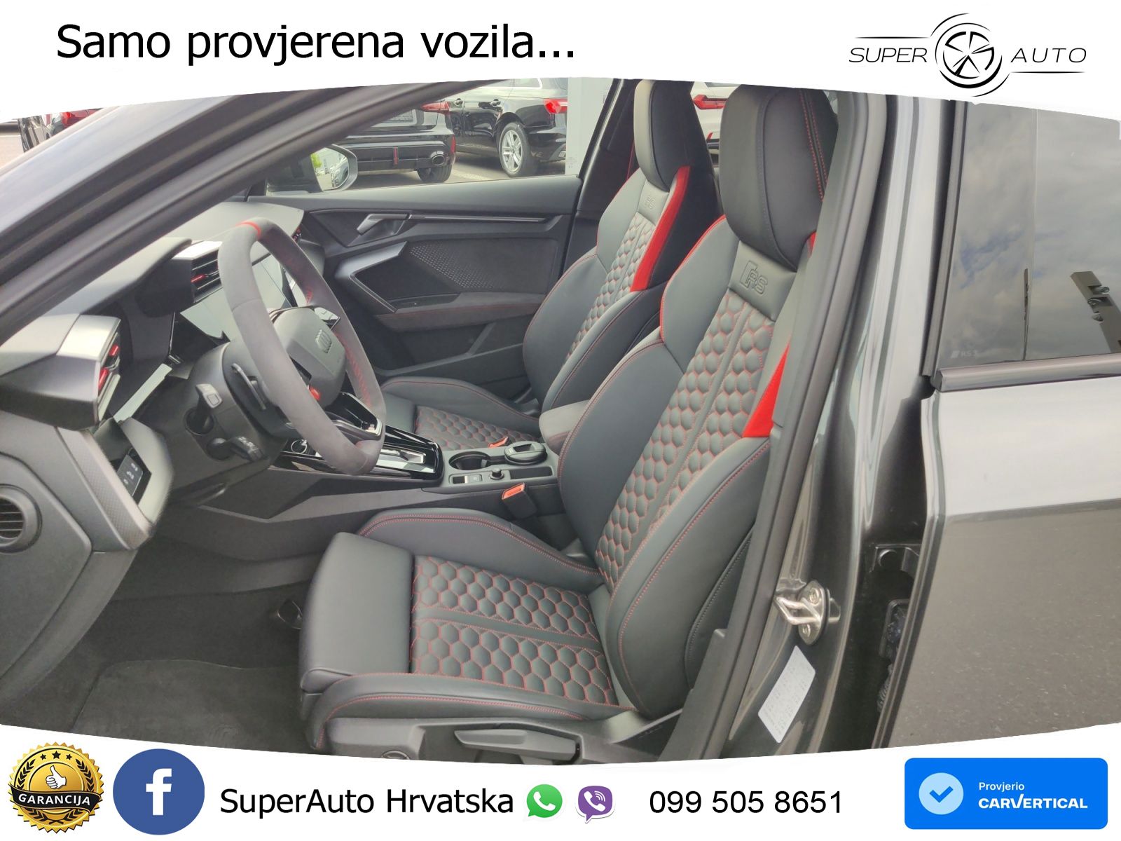 Audi RS3 Sedan 2.5 TFSI (400 KS) quattro S tronic LED+GR SJED+ACC