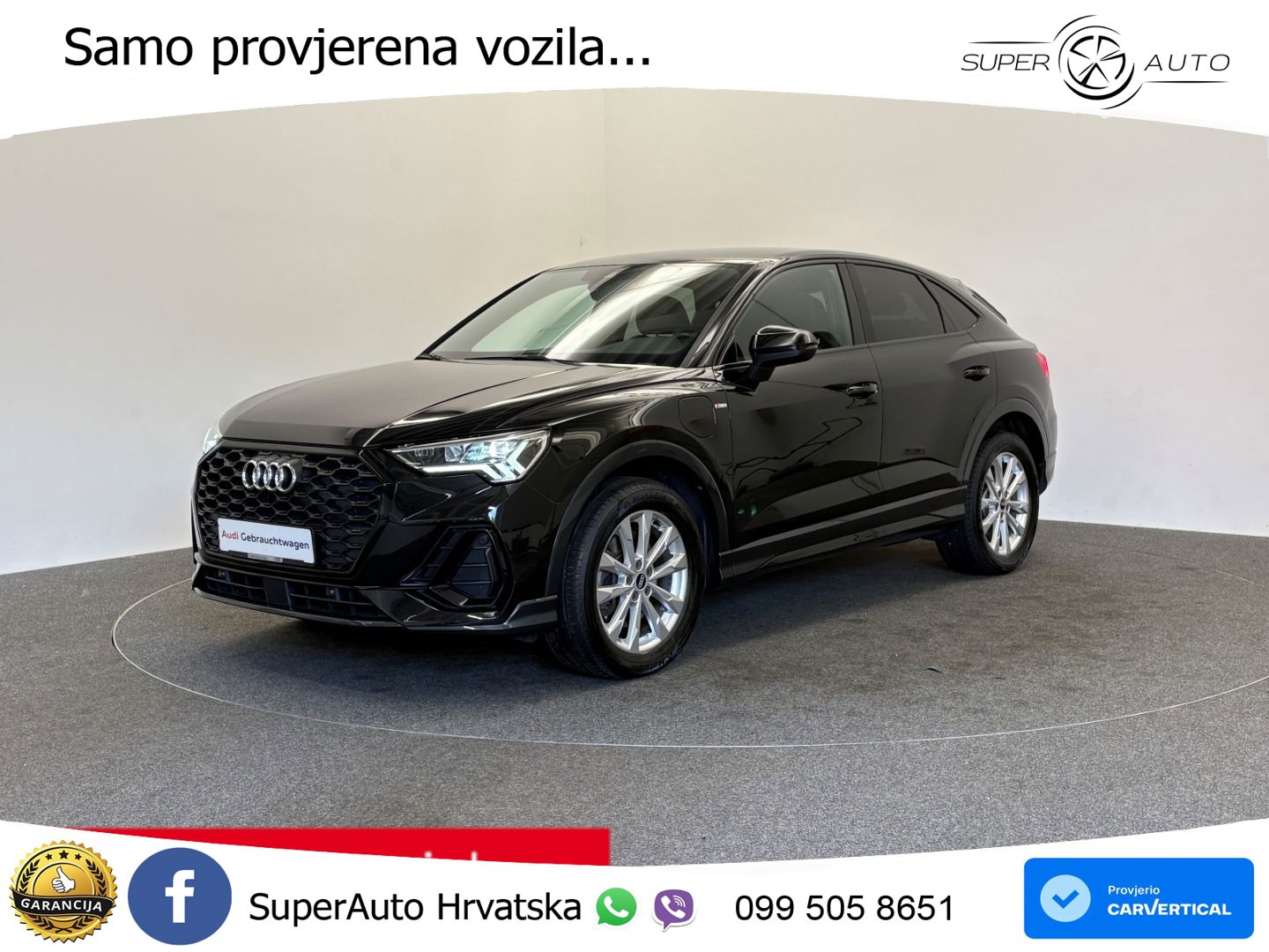 Audi Q3 Sportback 45 TFSIe (245 KS) S tronic LED+GR SJED+ACC
