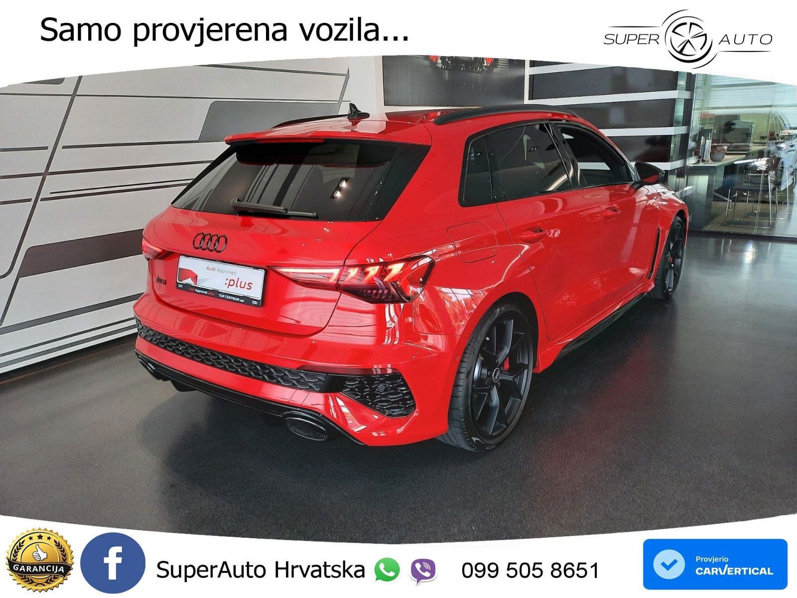 Audi RS3 Sportback 2.5 TFSI (400 KS) quattro S tronic LED+GR SJED+ACC