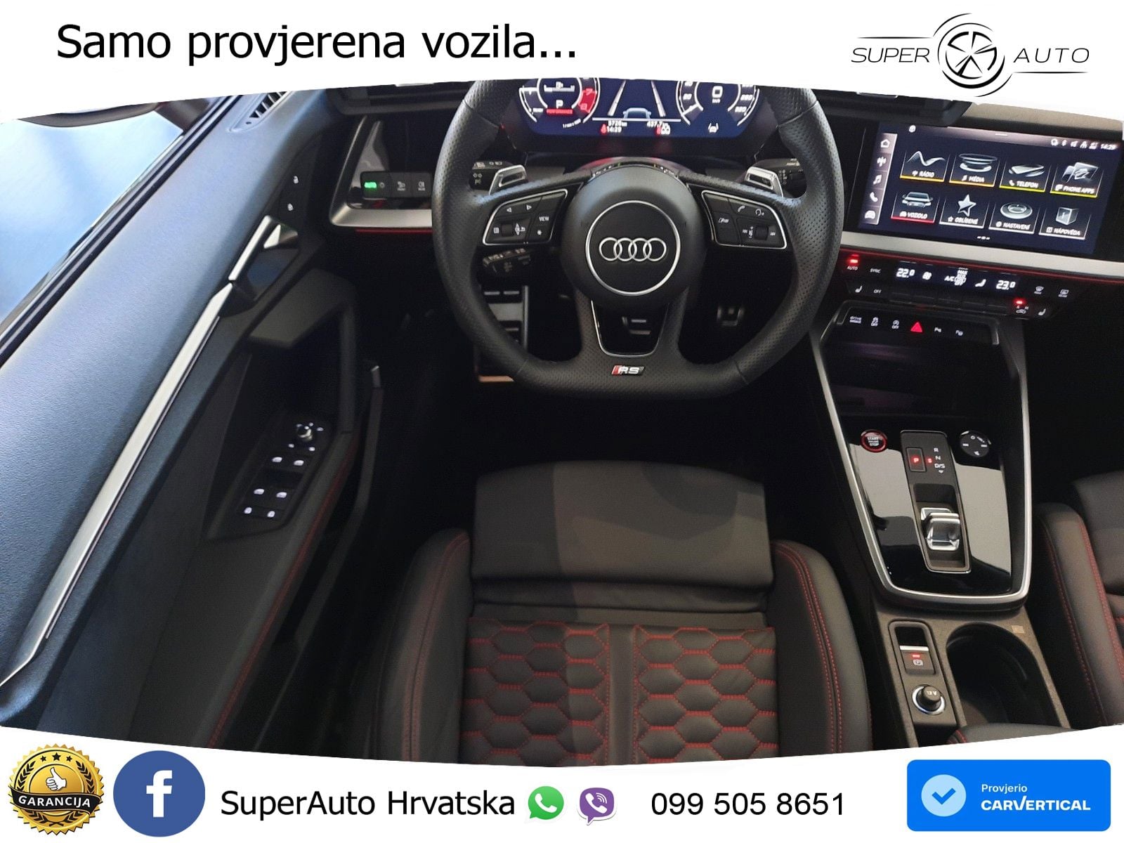 Audi RS3 Sportback 2.5 TFSI (400 KS) quattro S tronic LED+GR SJED+ACC