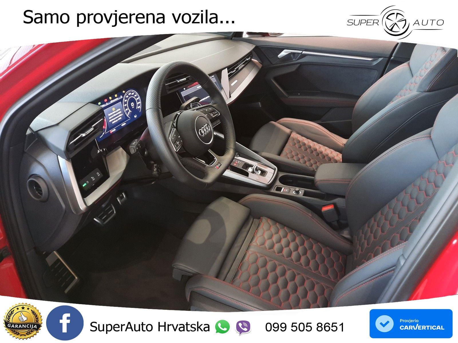 Audi RS3 Sportback 2.5 TFSI (400 KS) quattro S tronic LED+GR SJED+ACC