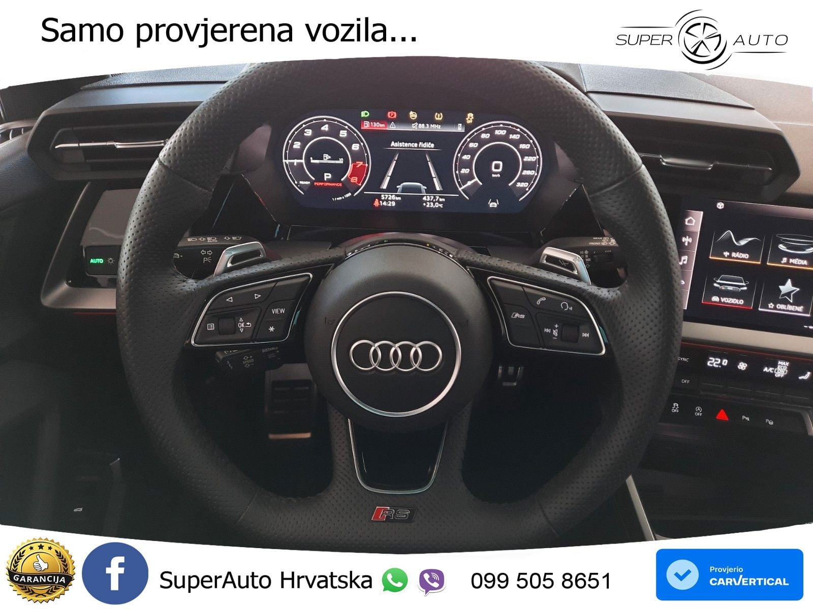 Audi RS3 Sportback 2.5 TFSI (400 KS) quattro S tronic LED+GR SJED+ACC