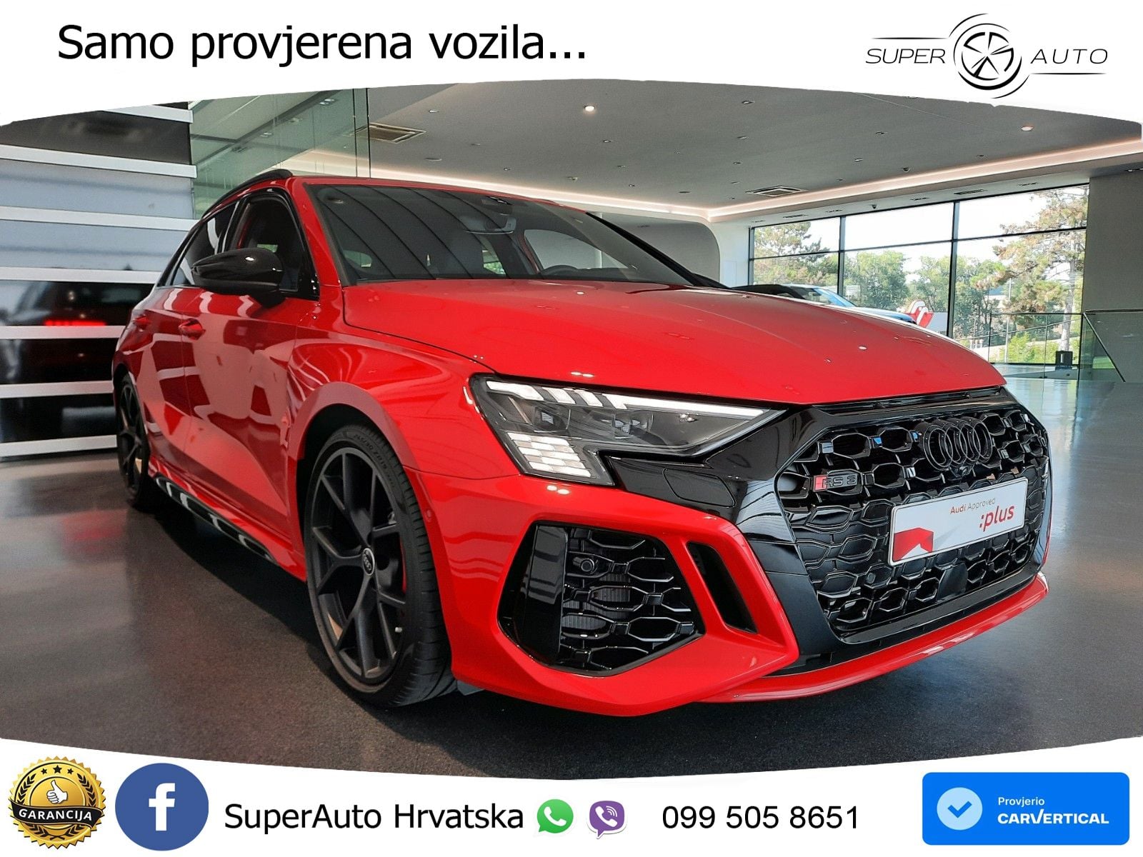 Audi RS3 Sportback 2.5 TFSI (400 KS) quattro S tronic LED+GR SJED+ACC