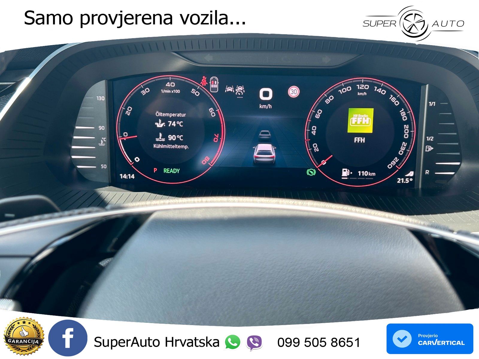 Škoda Octavia Combi 1.5 TSI (150 KS) DSG SportLine MATRIX+GR SJED+KAM