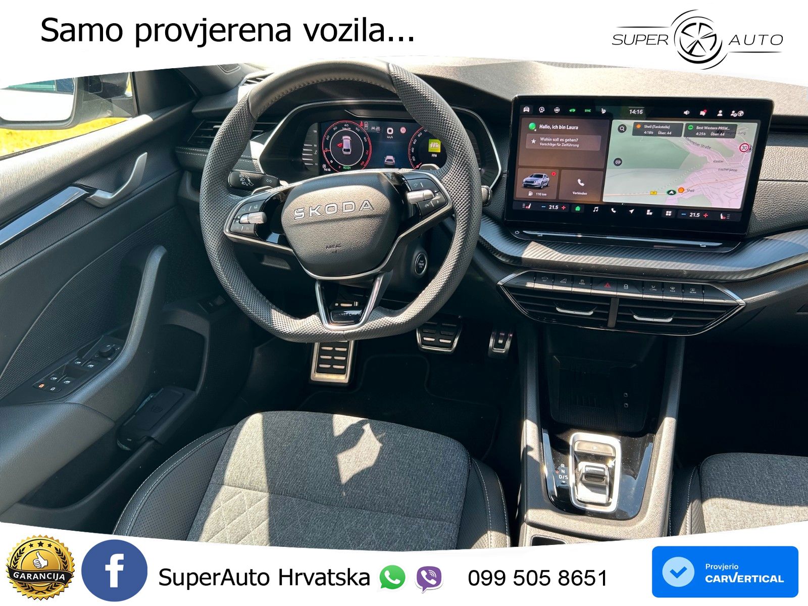 Škoda Octavia Combi 1.5 TSI (150 KS) DSG SportLine MATRIX+GR SJED+KAM