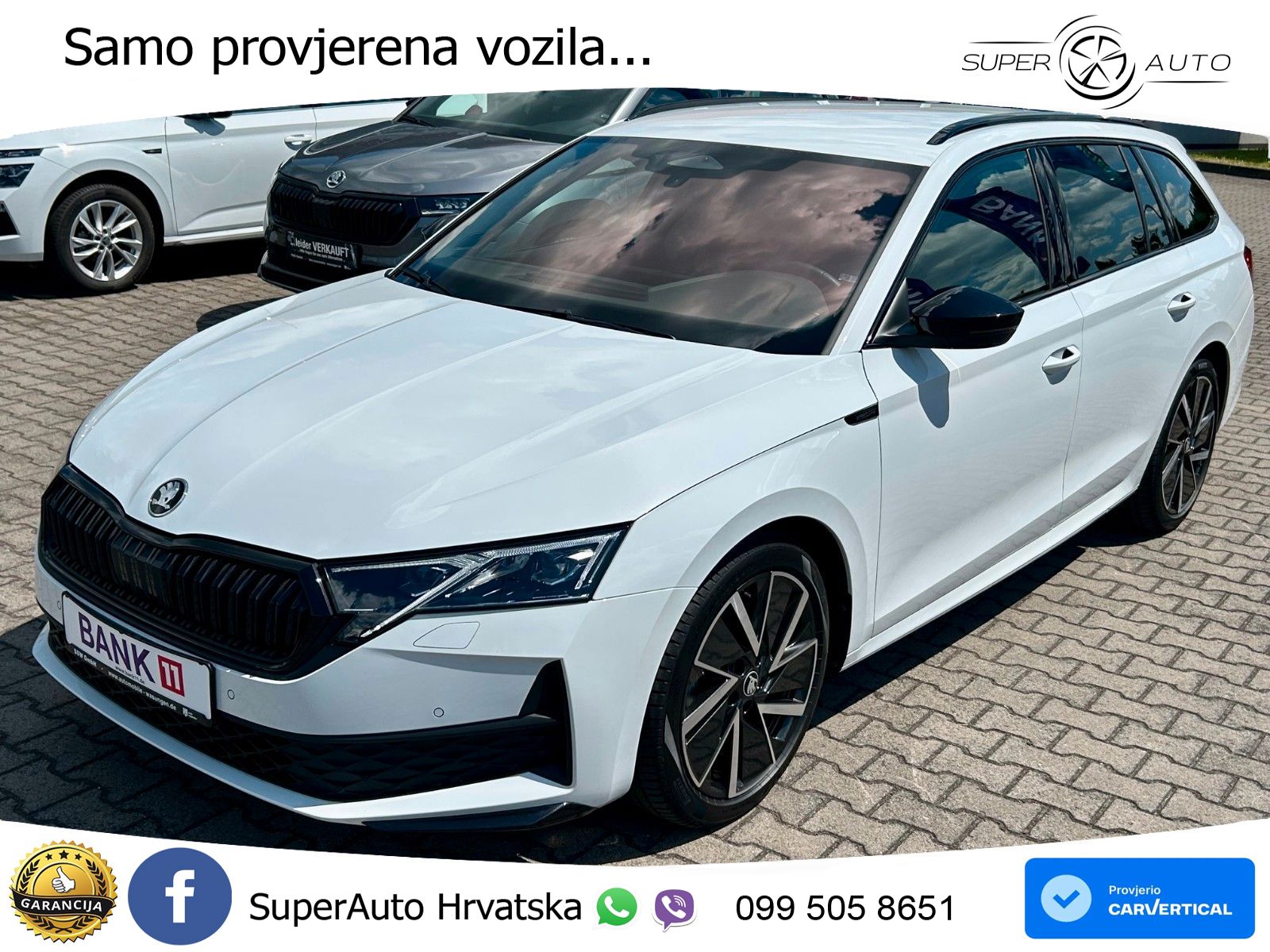Škoda Octavia Combi 1.5 TSI (150 KS) DSG SportLine MATRIX+GR SJED+KAM