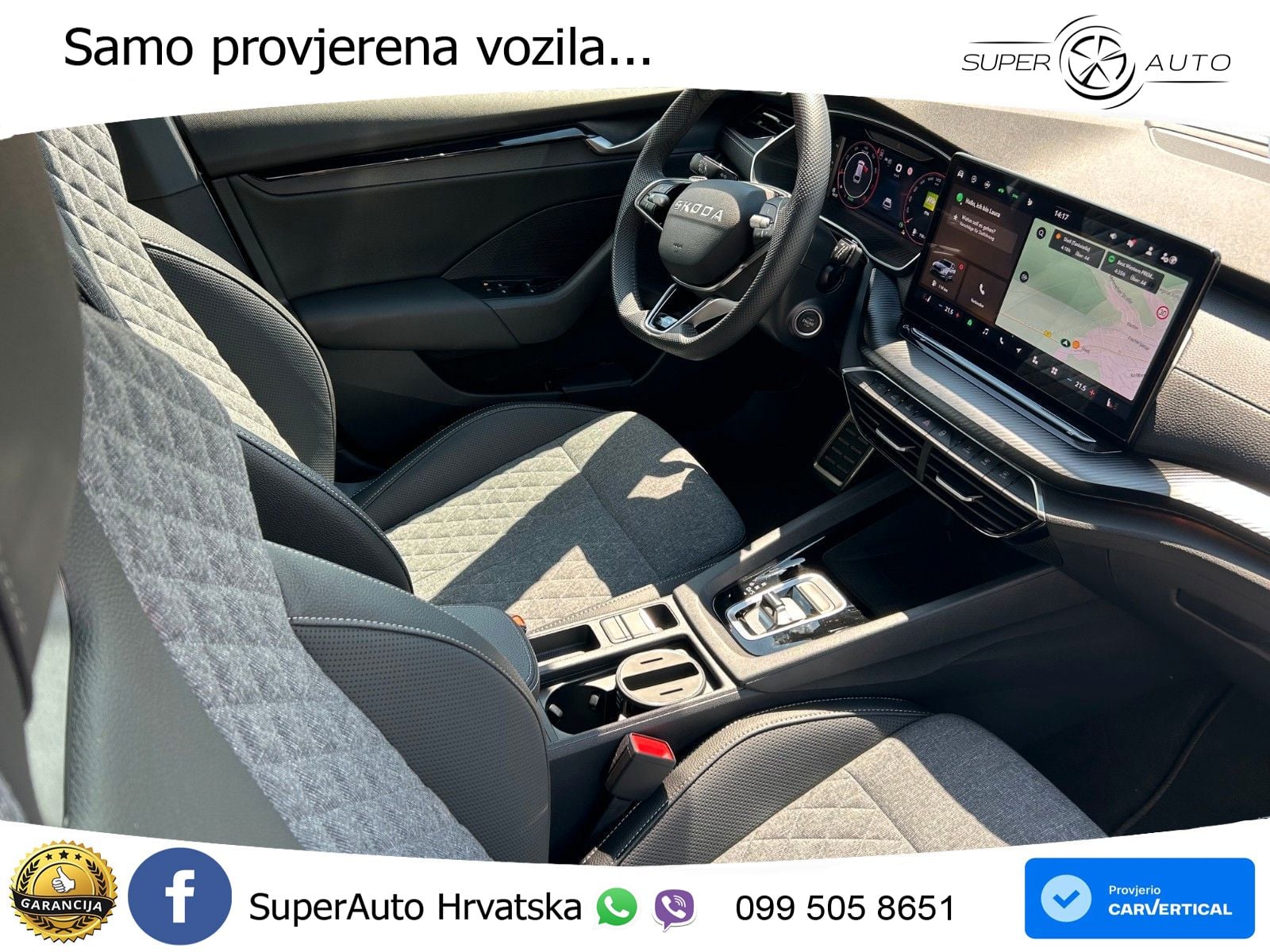 Škoda Octavia Combi 1.5 TSI (150 KS) DSG SportLine MATRIX+GR SJED+KAM