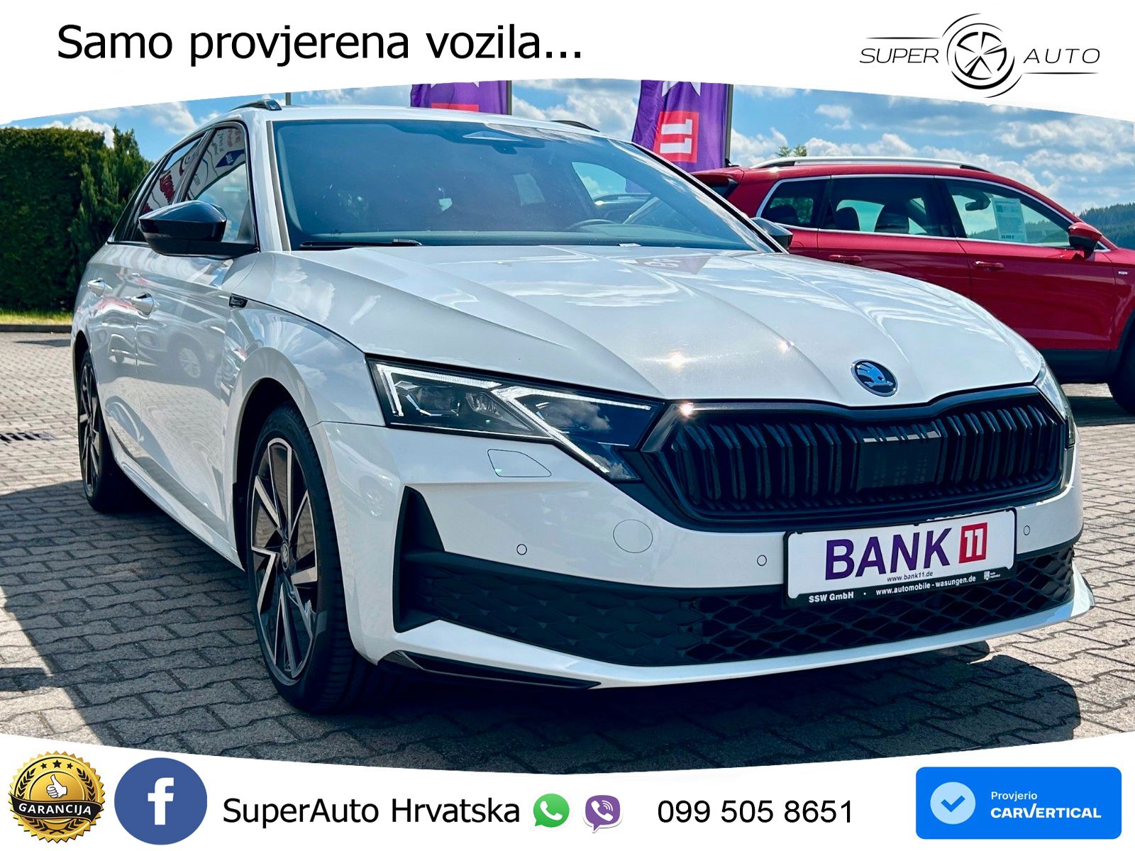 Škoda Octavia Combi 1.5 TSI (150 KS) DSG SportLine MATRIX+GR SJED+KAM