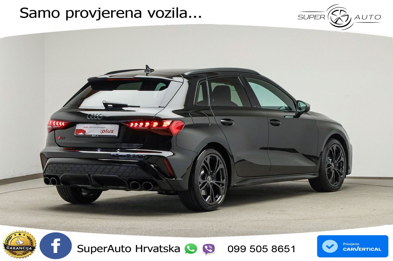 Audi S3 2.0 TFSI (333 KS) quattro S tronic MATRIX+GR SJED+KAM