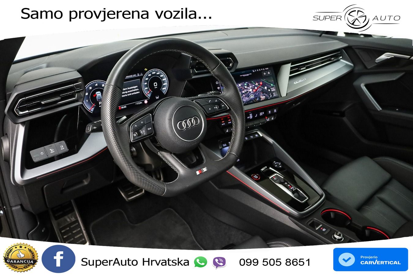 Audi S3 2.0 TFSI (333 KS) quattro S tronic MATRIX+GR SJED+KAM