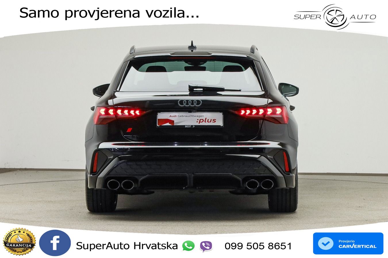 Audi S3 2.0 TFSI (333 KS) quattro S tronic MATRIX+GR SJED+KAM