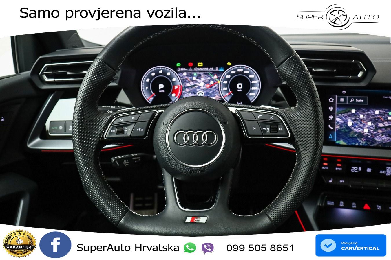 Audi S3 2.0 TFSI (333 KS) quattro S tronic MATRIX+GR SJED+KAM