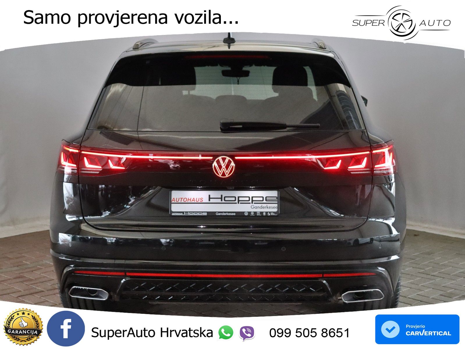 Volkswagen Touareg 3.0 V6 TDI (286 KS) 4MOTION Tiptronic ZRAČNI+ACC+GR SJED+KAM+PANO