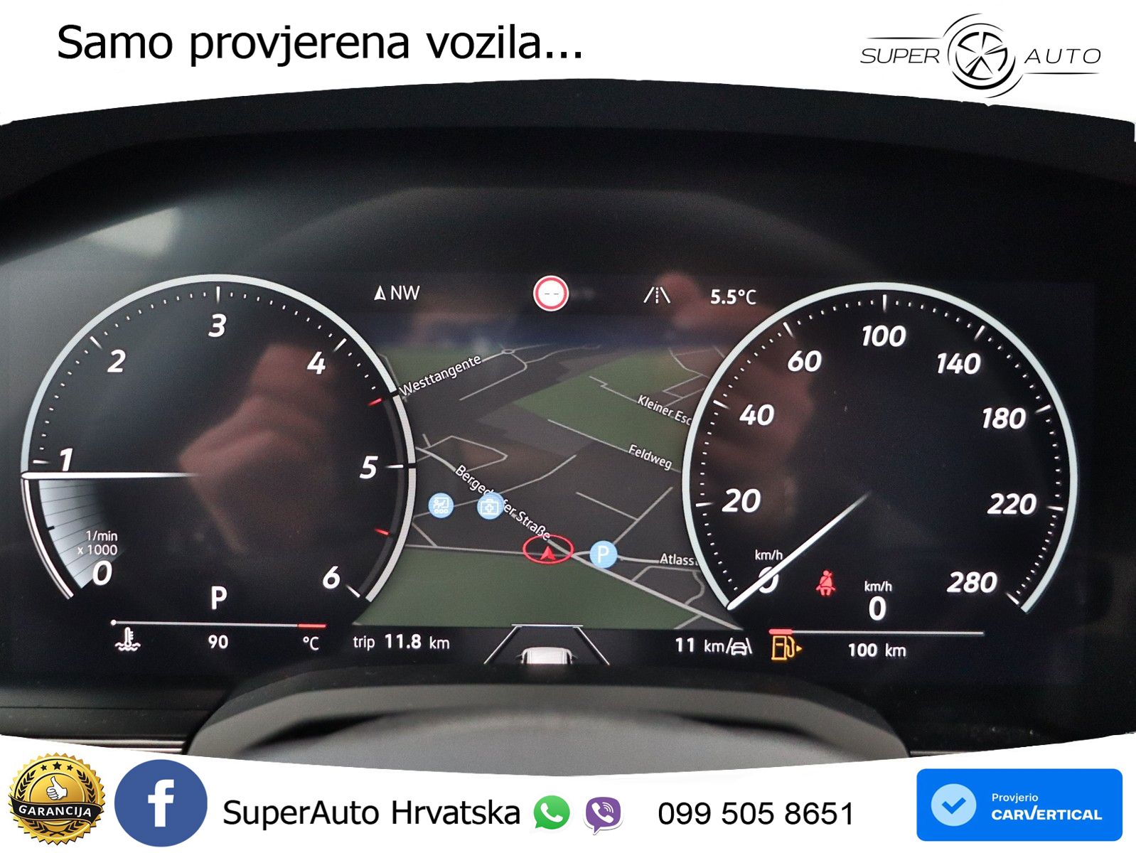 Volkswagen Touareg 3.0 V6 TDI (286 KS) 4MOTION Tiptronic ZRAČNI+ACC+GR SJED+KAM+PANO