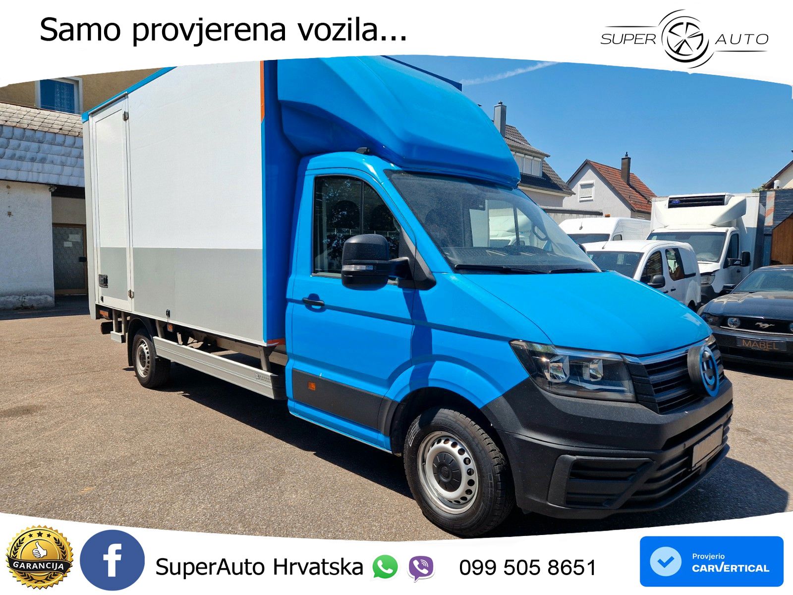 Volkswagen Crafter Koffer 35 lang FWD LADEBORDWAND+KAMERA 140 KS