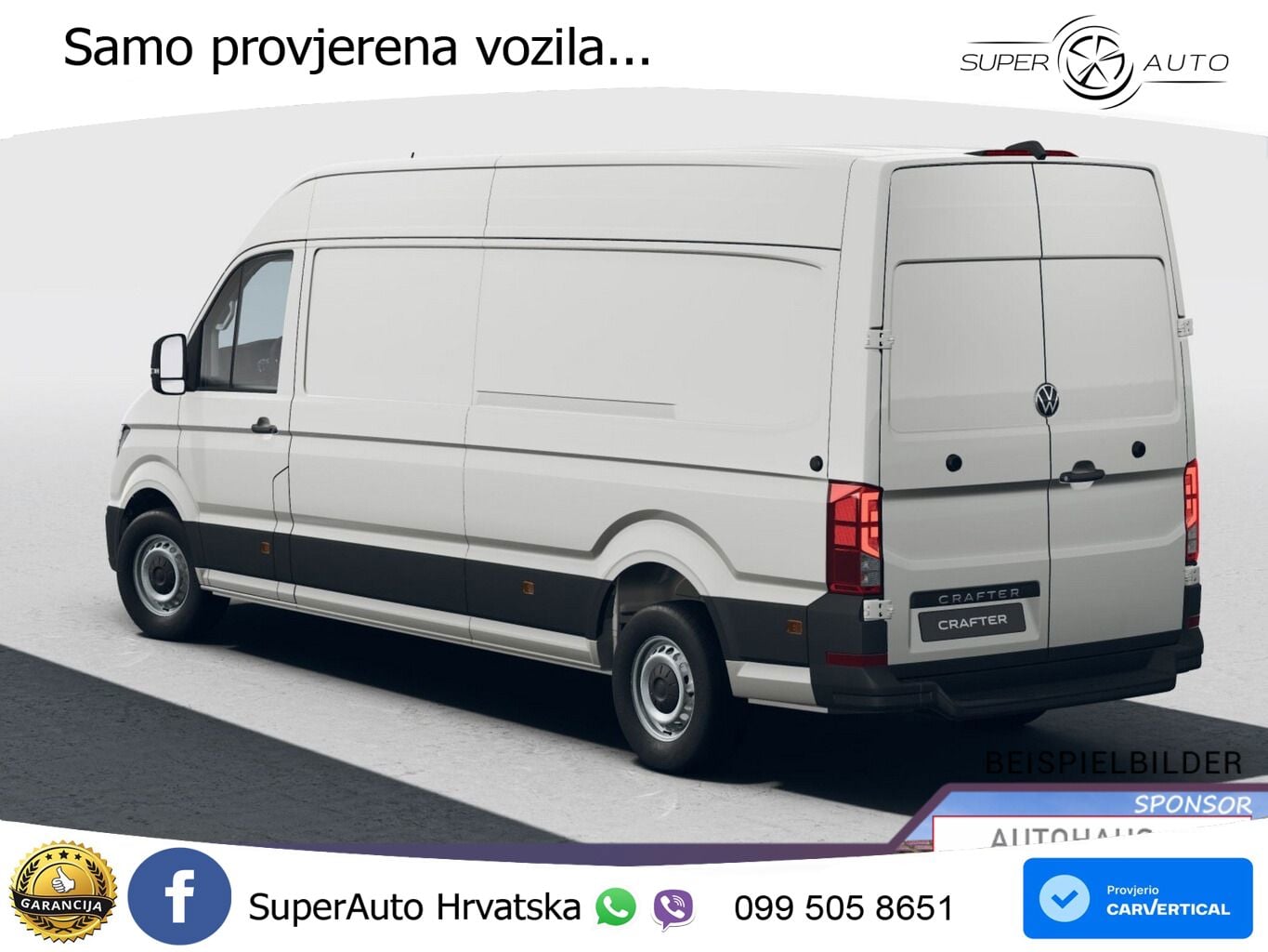 Volkswagen Crafter 35 AT8 L4H3 3S Temp AppC 2xPDC UVP-41%* 177 KS