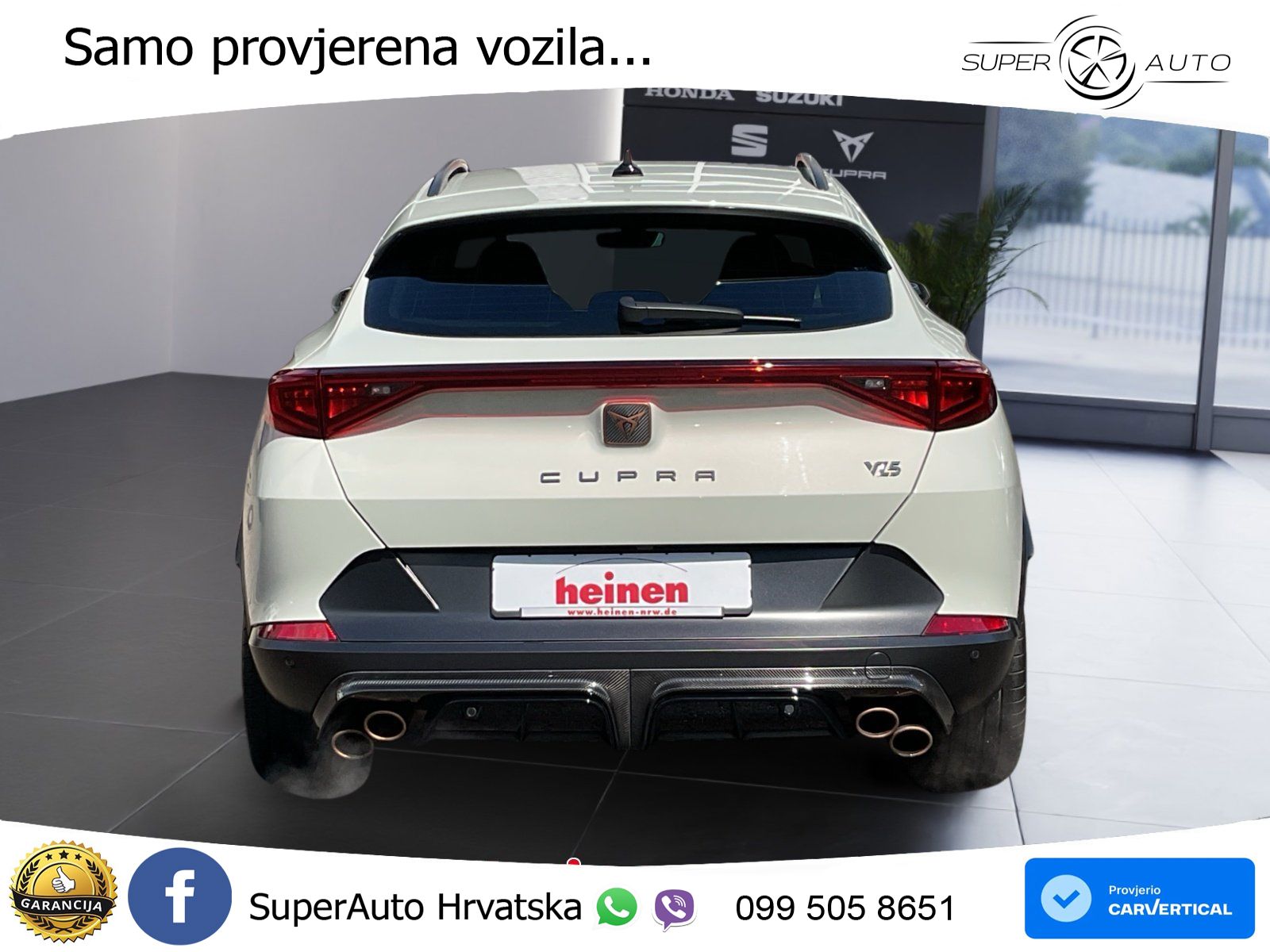 Cupra Formentor VZ5 2.5 TSI (390 KS) 4Drive DSG MATRIX+GR SJED+KAM