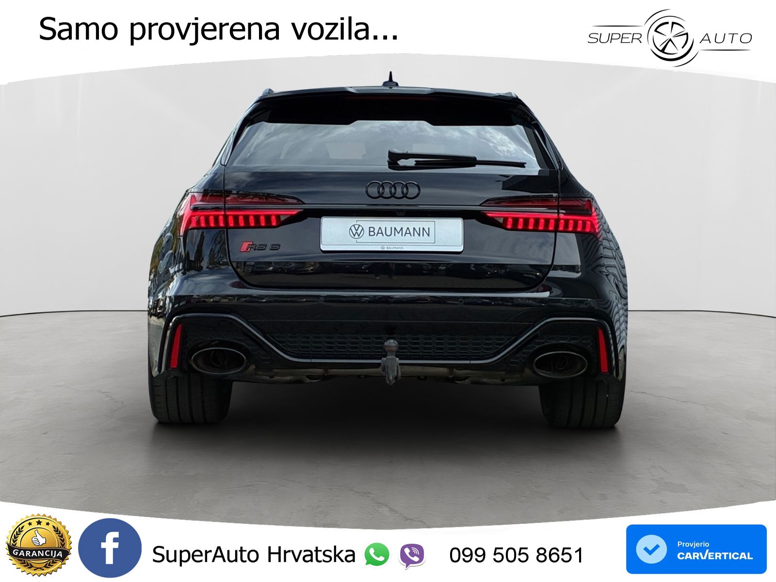 Audi RS6 Avant 4.0 TFSI V8 performance (630 KS)  quattro tiptronic Kuka LED+GR SJED+ACC