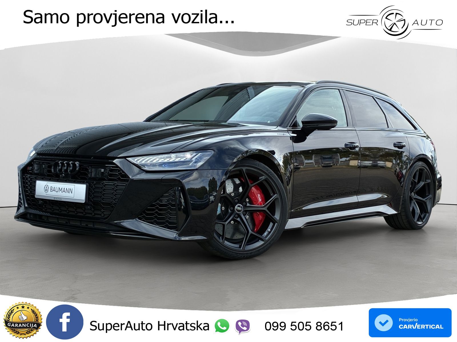 Audi RS6 Avant 4.0 TFSI V8 performance (630 KS)  quattro tiptronic Kuka LED+GR SJED+ACC