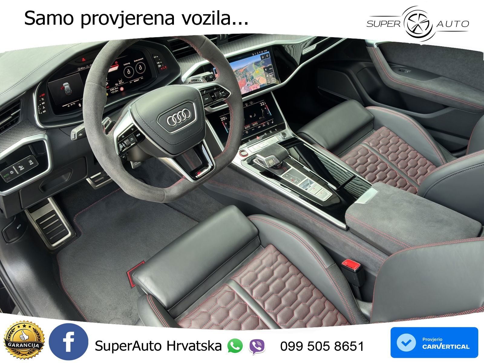 Audi RS6 Avant 4.0 TFSI V8 performance (630 KS)  quattro tiptronic Kuka LED+GR SJED+ACC