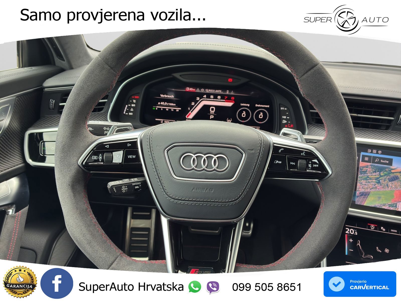 Audi RS6 Avant 4.0 TFSI V8 performance (630 KS)  quattro tiptronic Kuka LED+GR SJED+ACC