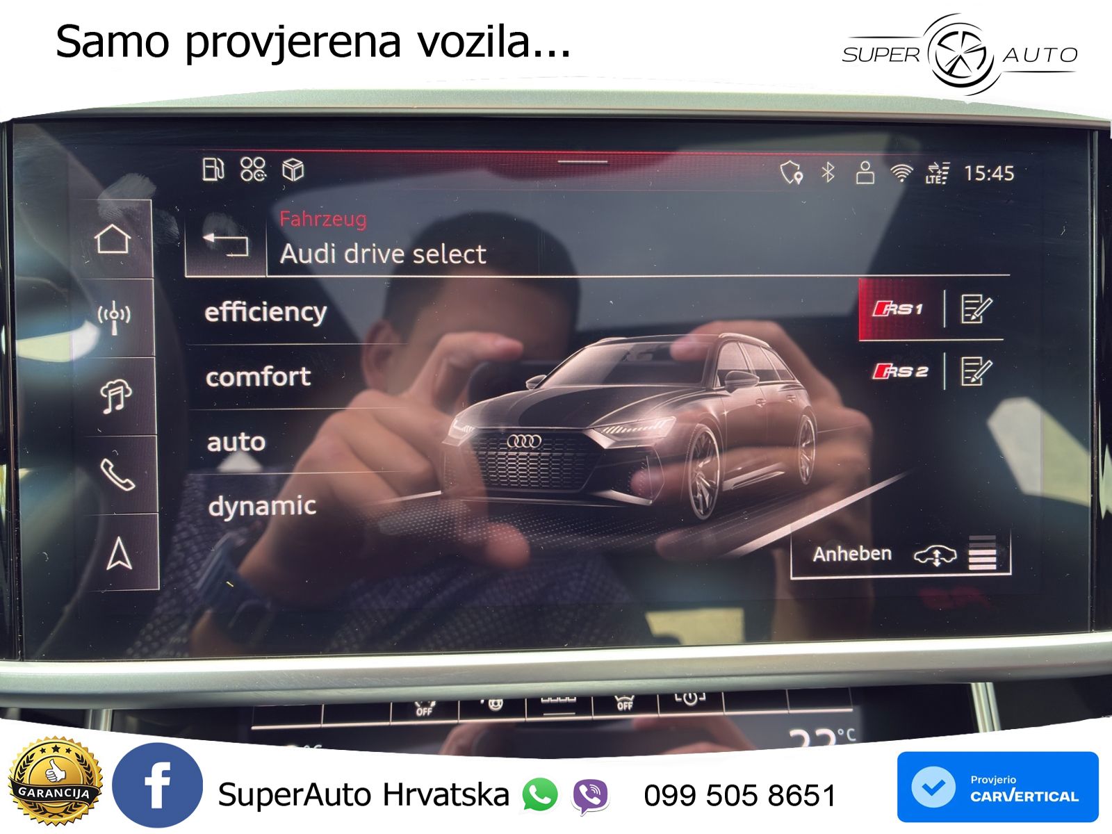 Audi RS6 Avant 4.0 TFSI V8 performance (630 KS)  quattro tiptronic Kuka LED+GR SJED+ACC