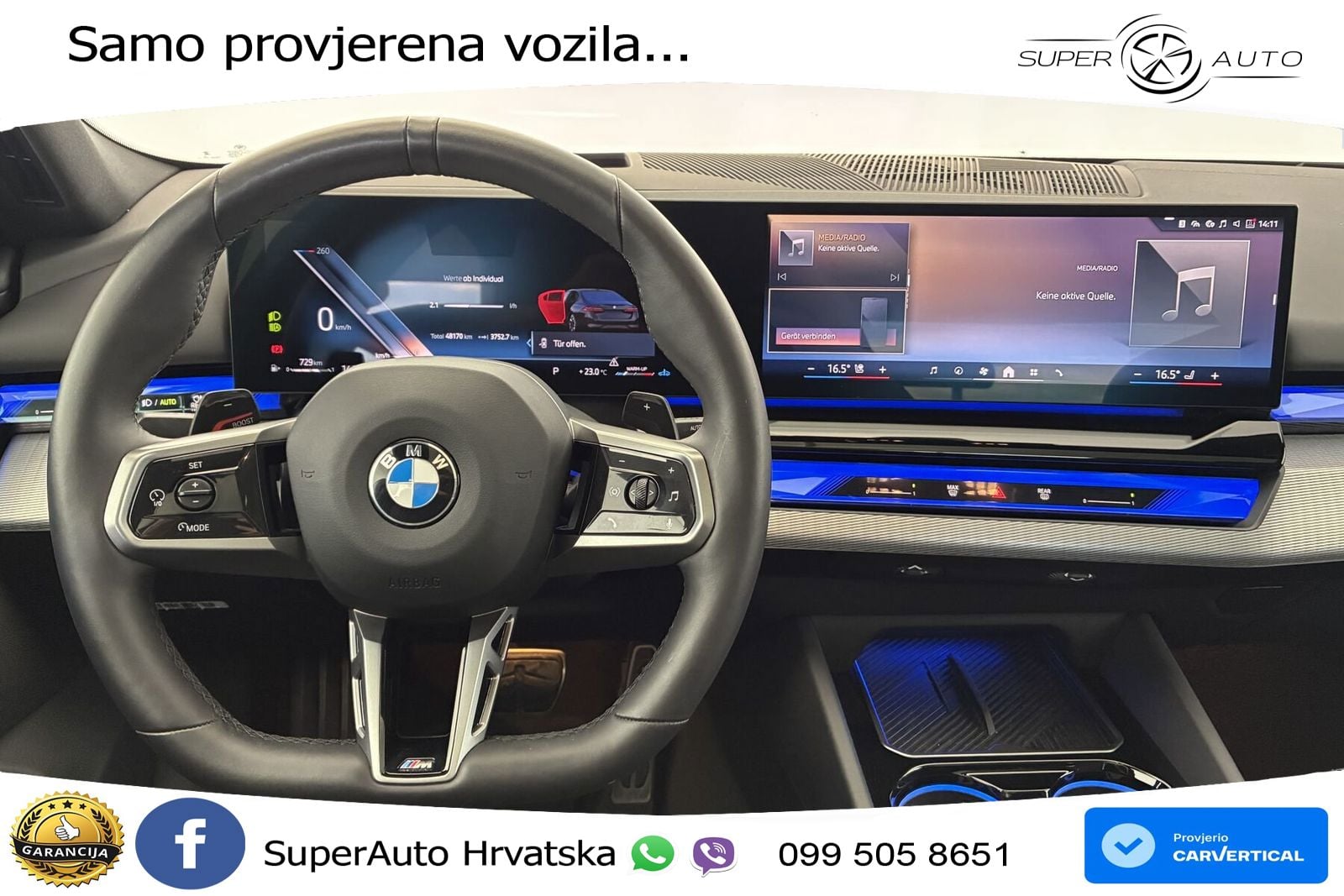 BMW 520d (197 KS) Steptronic M Sport ACC+HEAD+4xGR SJED+360+PANO