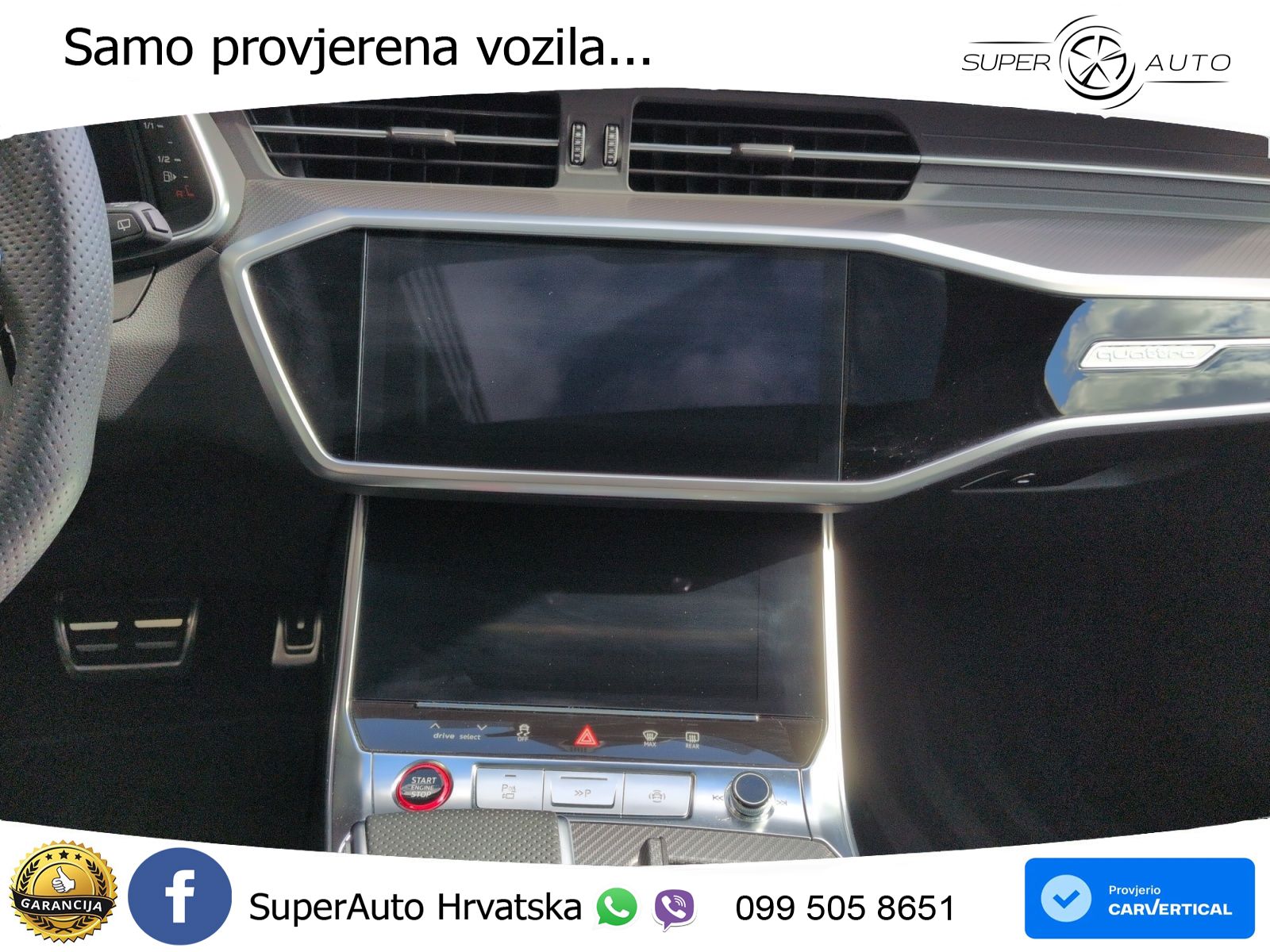 Audi RS6 Avant 4.0 TFSI V8 performance (630 KS)  quattro tiptronic LED+GR SJED+ACC