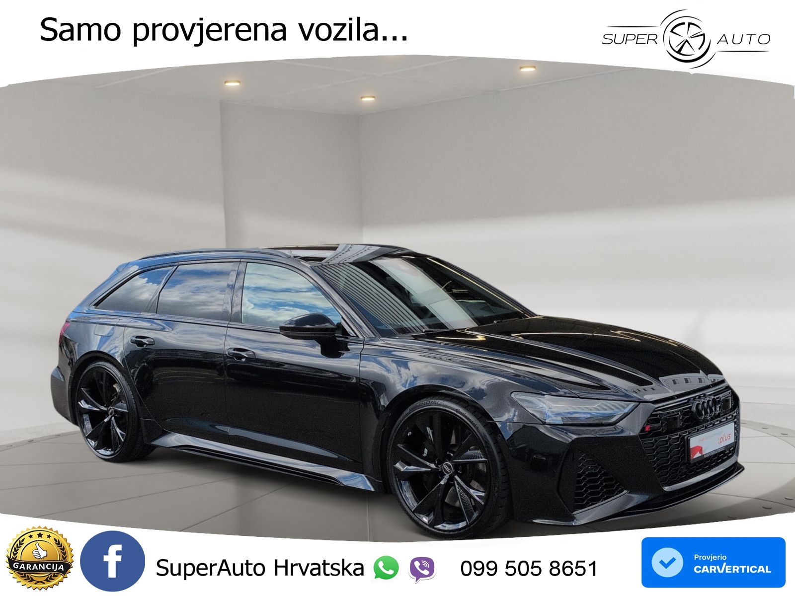 Audi RS6 Avant 4.0 TFSI V8 performance (630 KS)  quattro tiptronic LED+GR SJED+ACC