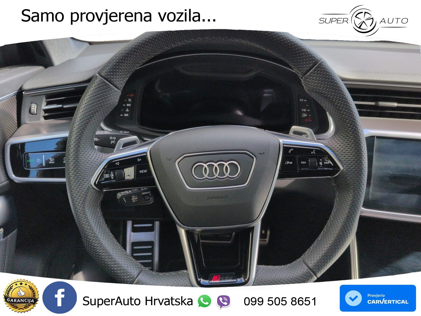 Audi RS6 Avant 4.0 TFSI V8 performance (630 KS)  quattro tiptronic LED+GR SJED+ACC