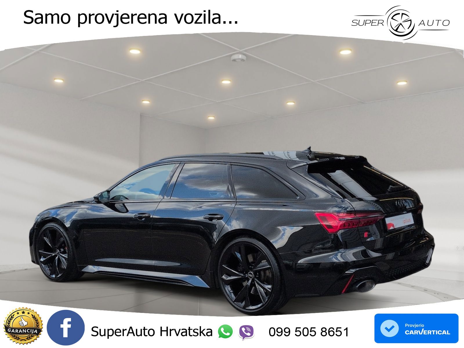Audi RS6 Avant 4.0 TFSI V8 performance (630 KS)  quattro tiptronic LED+GR SJED+ACC